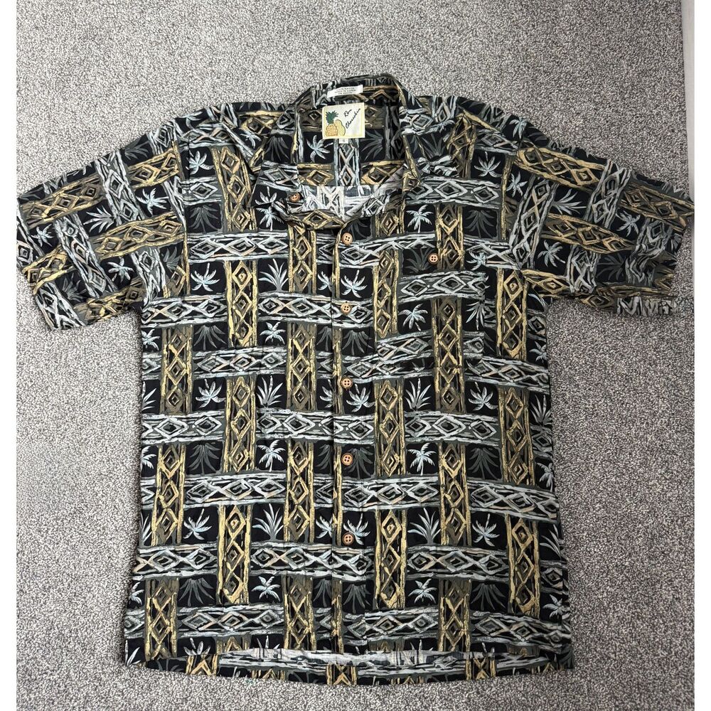 Ron Chereskin Palm Tree Print Mens Shirt
